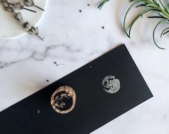 Full moon stamp for bullet journal decoration, gift for moon lovers
