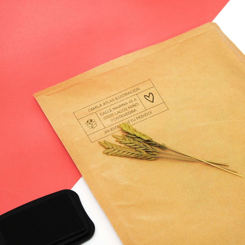 Custom Business Return Address Stamp for Small Shops Envelopes Etsy