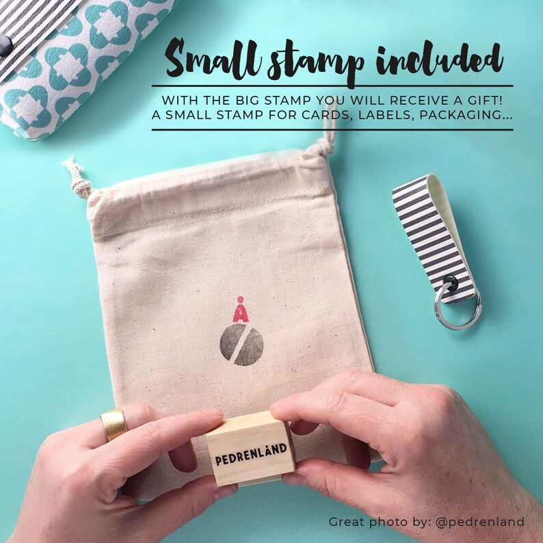 DIY custom paper bag with logo stamp custom paper bag with Etsy