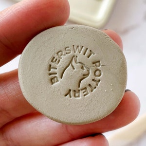 Personalized cat pottery stamp for cat lovers and ceramic makers, custom clay stamp with animal to choose models available: dog, horse...