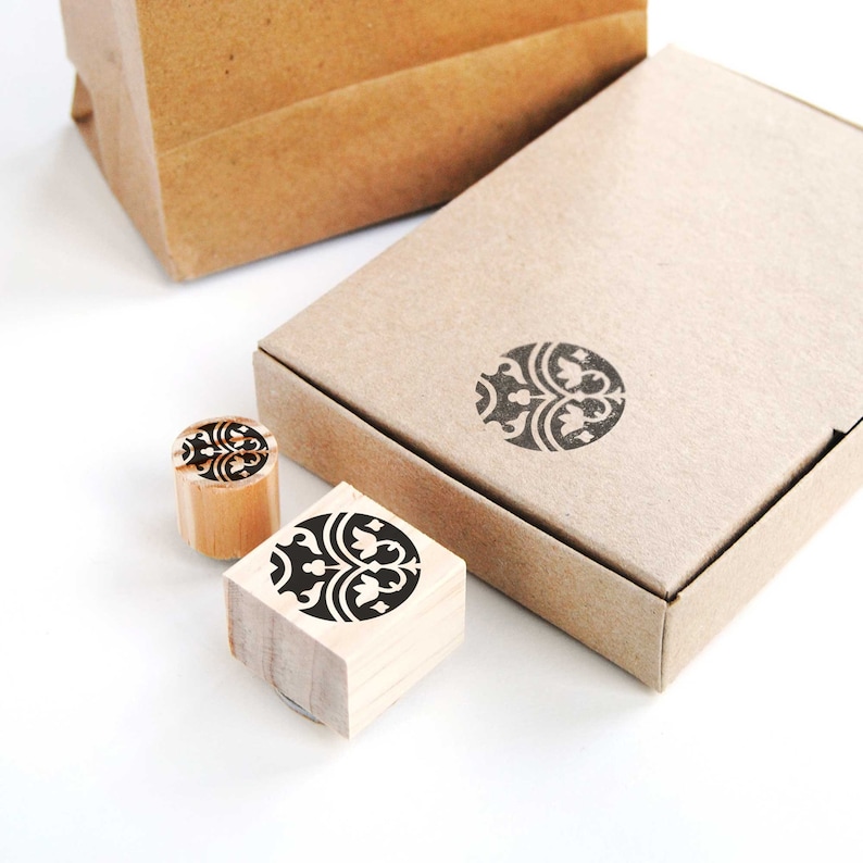 Wooden Tile Pattern Stamps for DIY Wrapping Decorations DIY Etsy