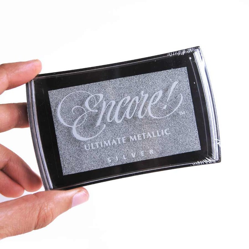 Gold ink pad metallic ink pad archival Brilliance gold stamp Etsy