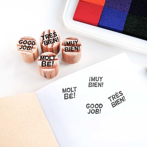 Guter Job Lehrer Gummistempel, Ministempel zur Benotung der Hausaufgaben, Belohnungsstempel für positives Feedback, Schulbedarf