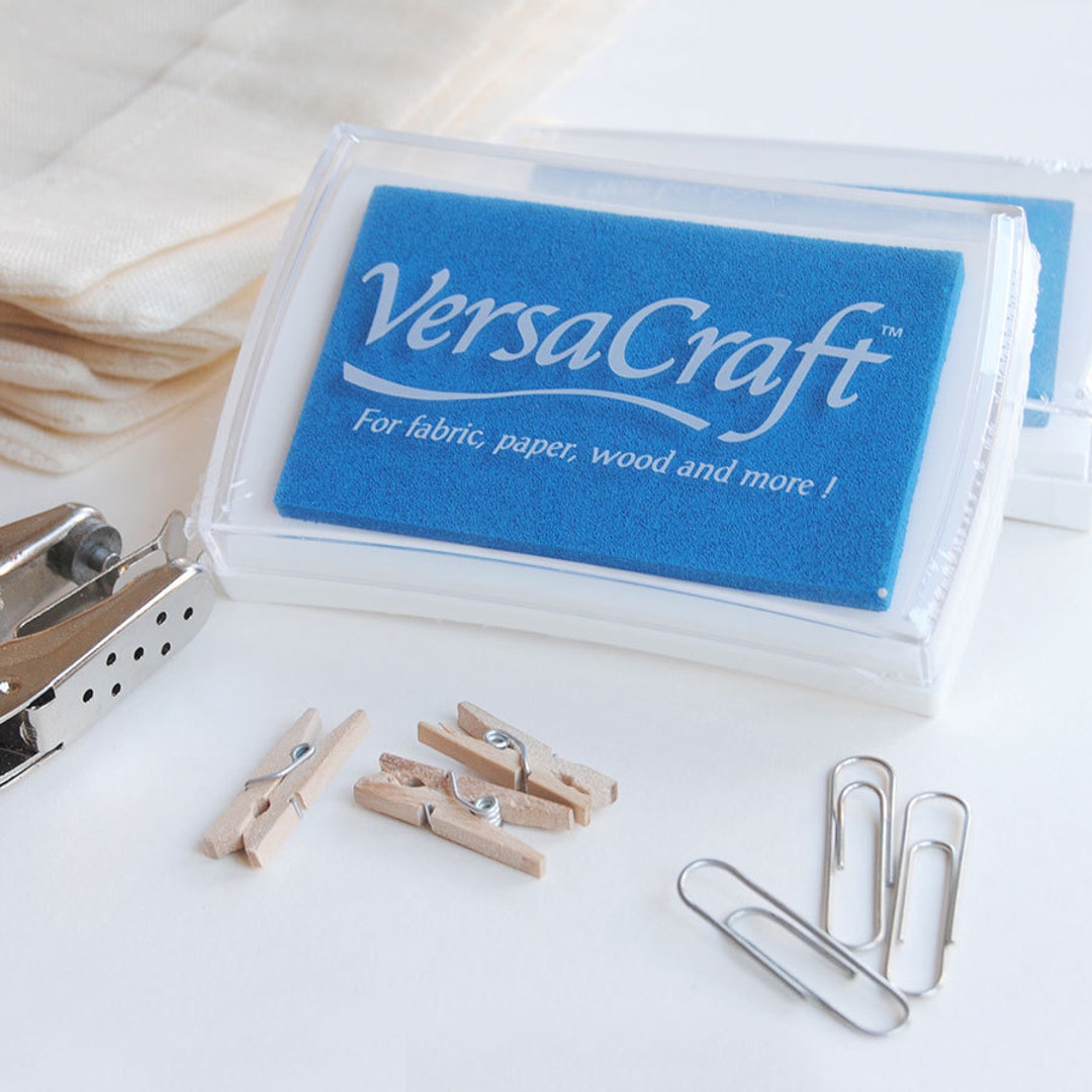 Blue Ink Pad Versacraft Light Blue Stamp Pad Blue Ink for Etsy