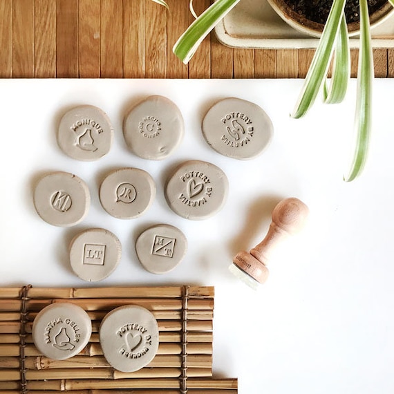 How to make a handmade logo stamp for your clay projects