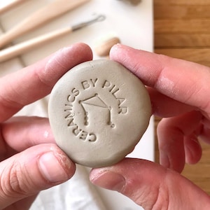 Zodiac constellation custom clay stamp, constellation stars stamp for pottery mark, custom gift for pottery maker, zodiac pottery stamp