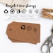 Reuse Reduce Recycle Stamp for Sustainable Packaging, Eco Packaging ...