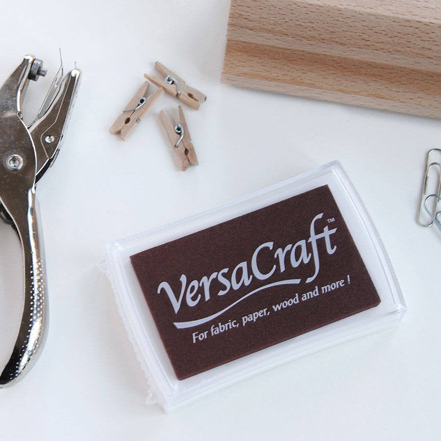 Brown stamp pad Chocolate color ink pad VersaCraft ink pad Etsy