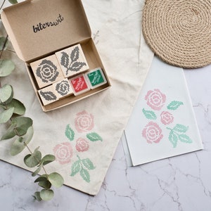 DIY kit rubber stamp for cross stitch by biterswit