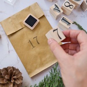 sustainable advent calendar with activities by biterswit and TOCS textile crafts