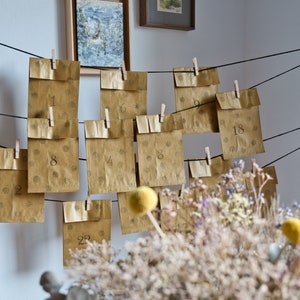 how to place at advent calendar at home biterswit with tocs textile crafts