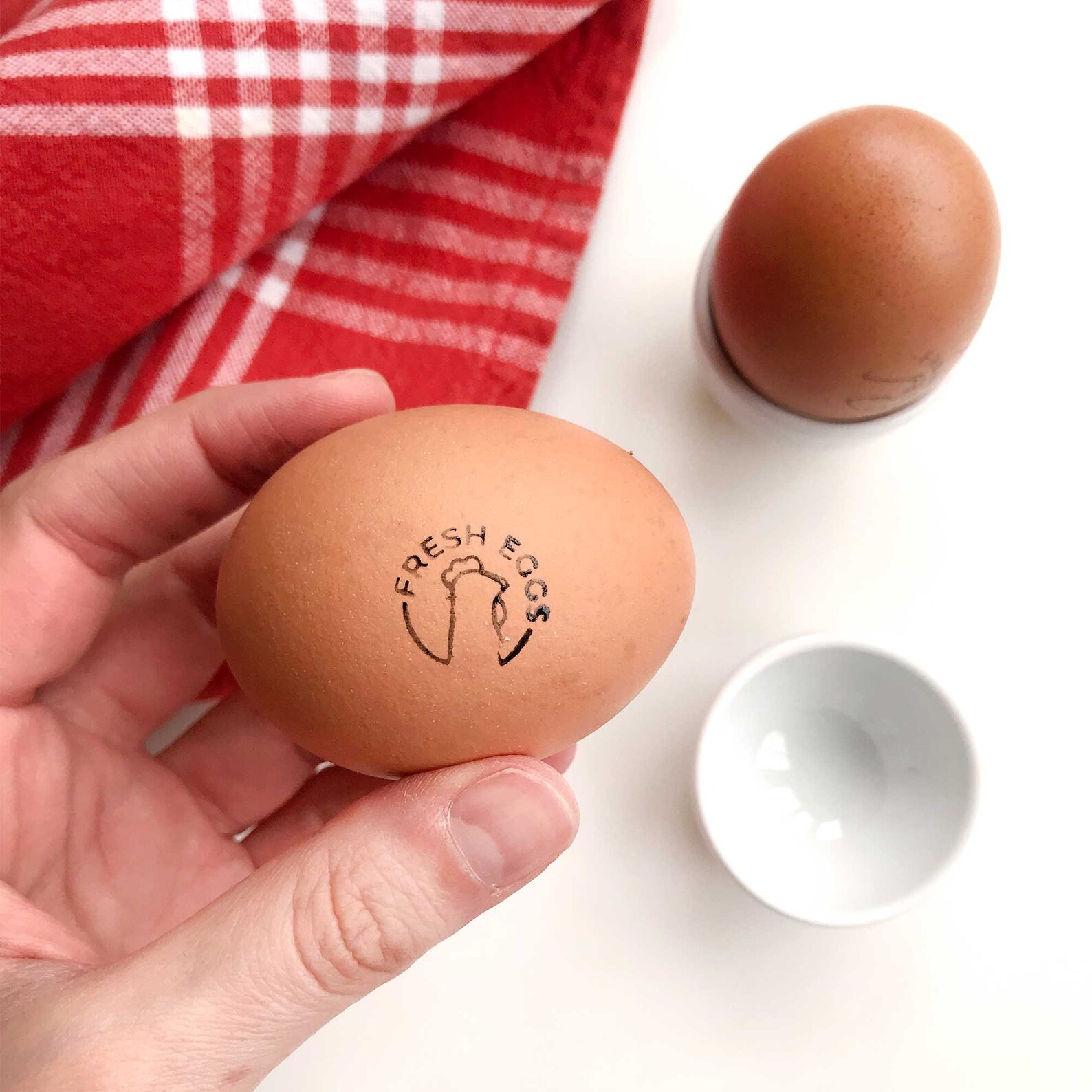 Mini FRESH EGGS STAMP Egg Farm Stamp Mini Stamp for Eggs Etsy