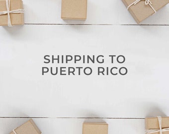 Expédition à Porto Rico et dans d'autres États en dehors des États-Unis. Continent américain. Produit complémentaire.