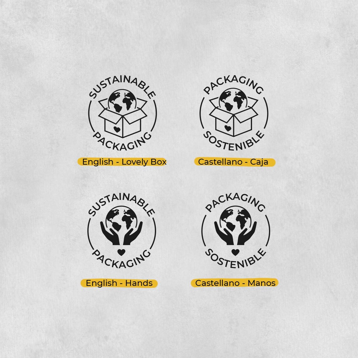 Ecofriendly packaging stamp Etsy shop stamp ecofriendly Etsy