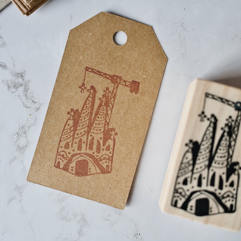 rubber stamp sagrada familia by biterswit with sira lobo