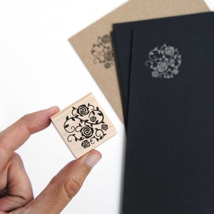 Gothic Rosen Stempel für DIY Halloween Hochzeit dekorationen Lieferungen, weicher Gothic Rosen Garten Stempel, heidnisches Hexen Journal Zubehör