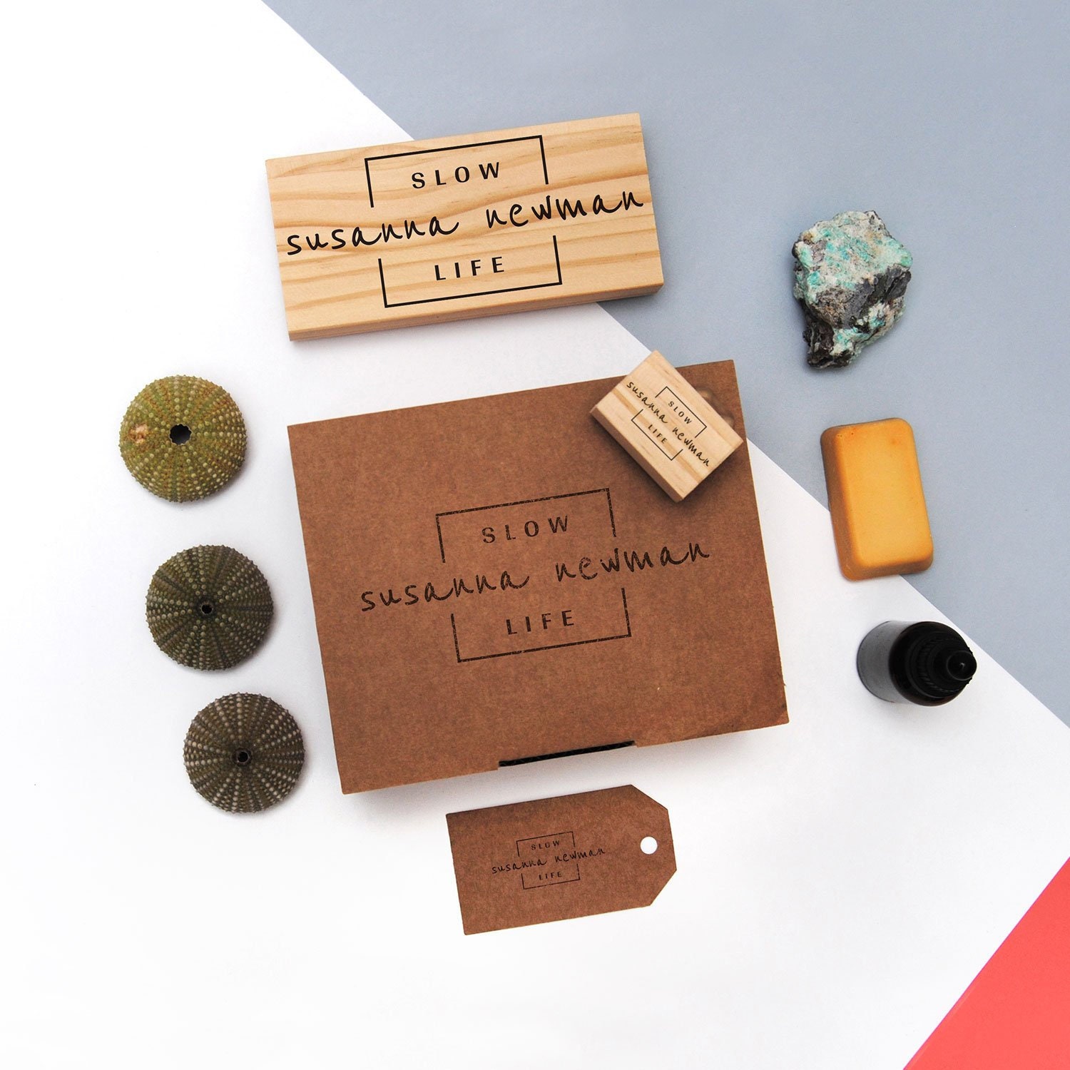 Custom Logo Stamp for Large Boxes and Bags Stamp for Etsy