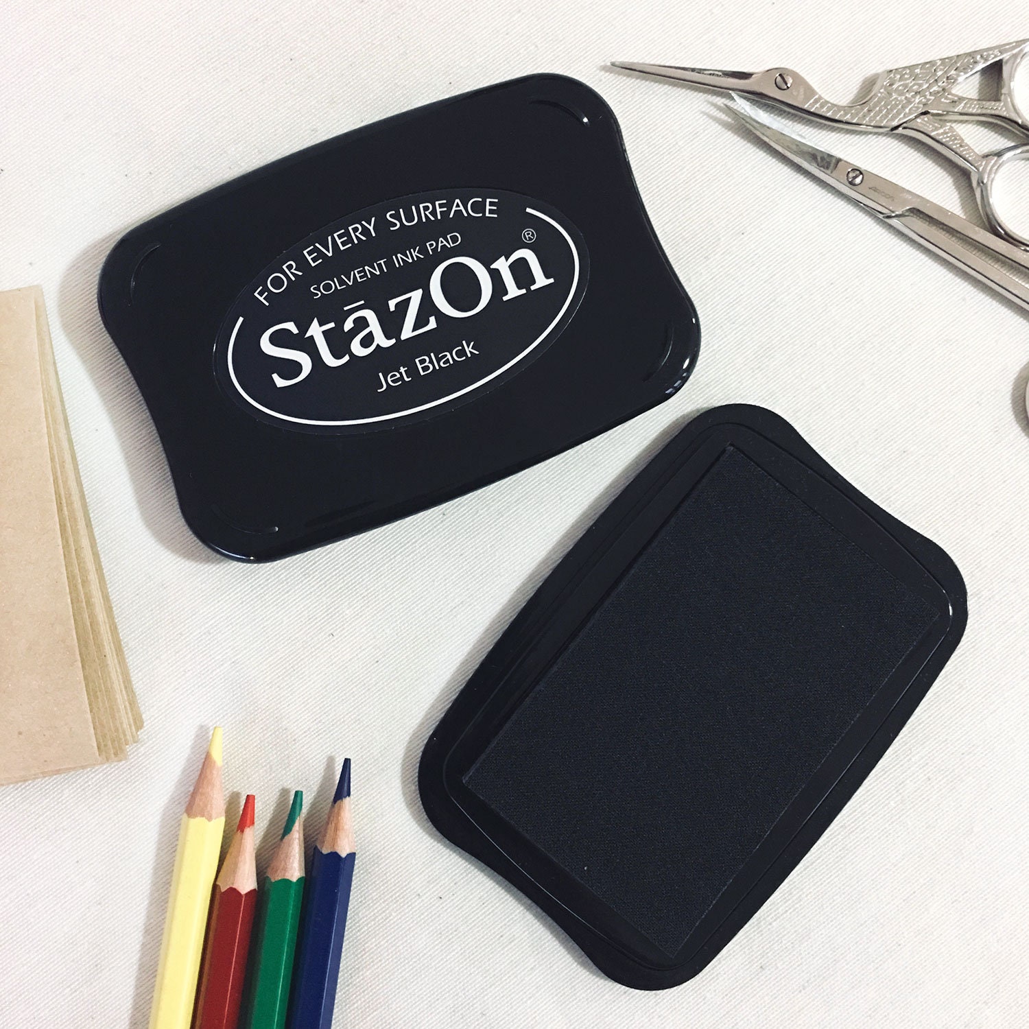 StazOn® Jet Black Solvent Ink Pad