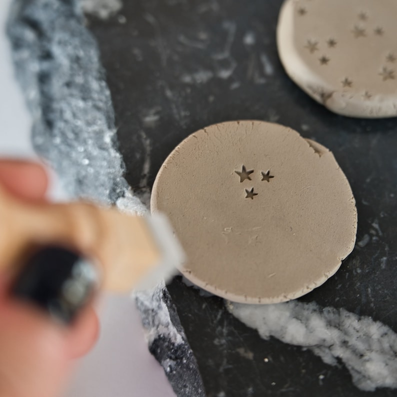 small stars for pottery decoration by biterswit