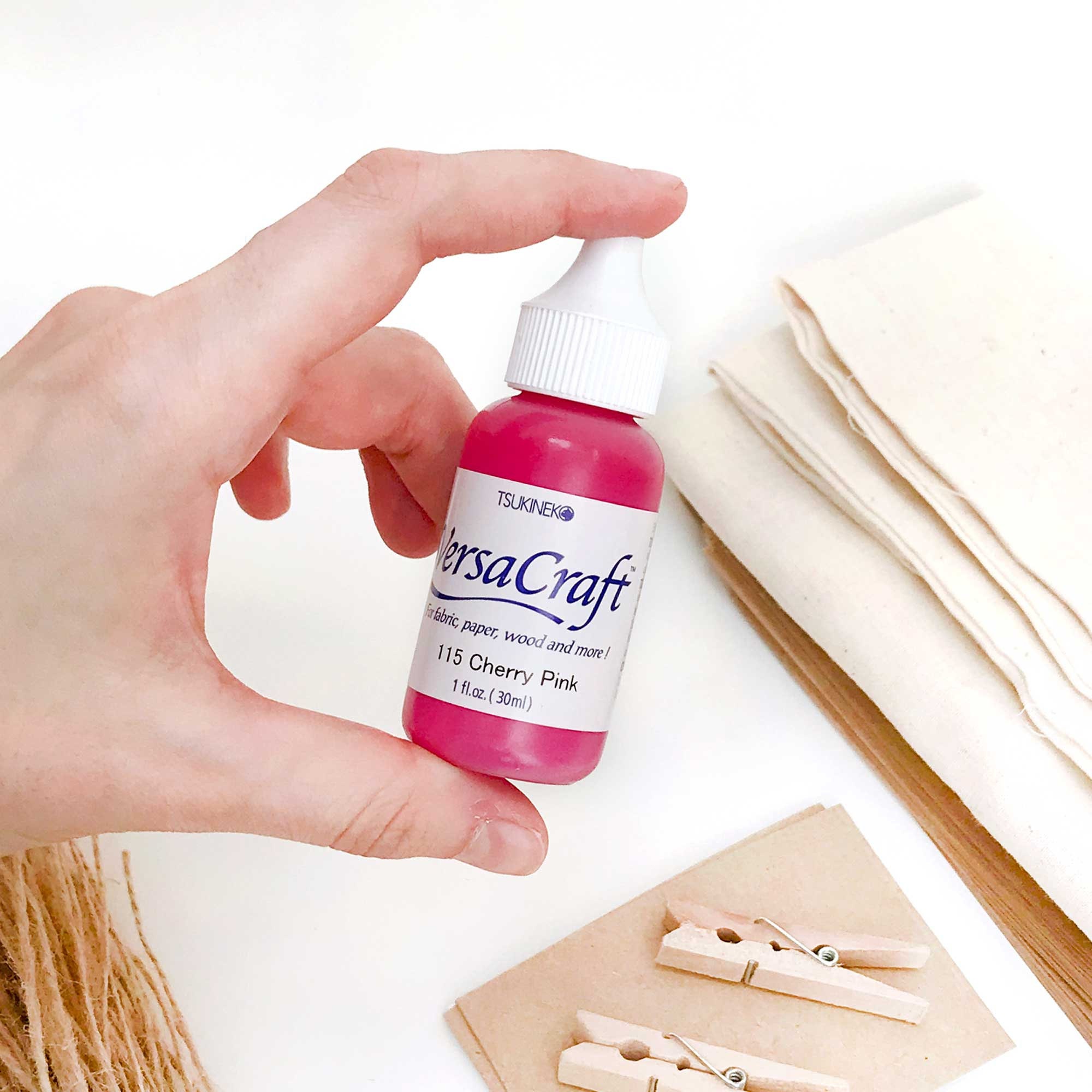 Pink Ink Pad fuchsia color stamp pad fabric ink pad Etsy