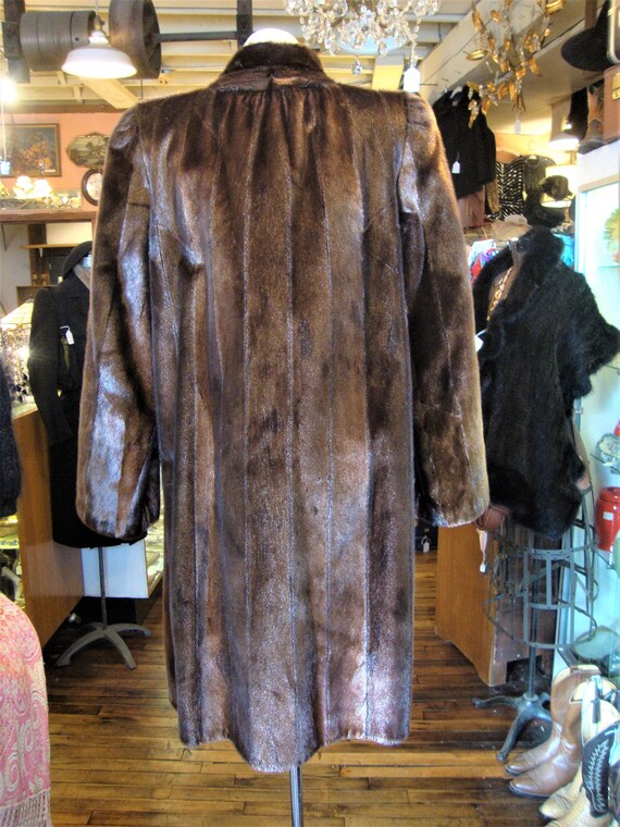 SALE!  Vintage Late 1930's/Early 1940's Fur Coat … - image 6