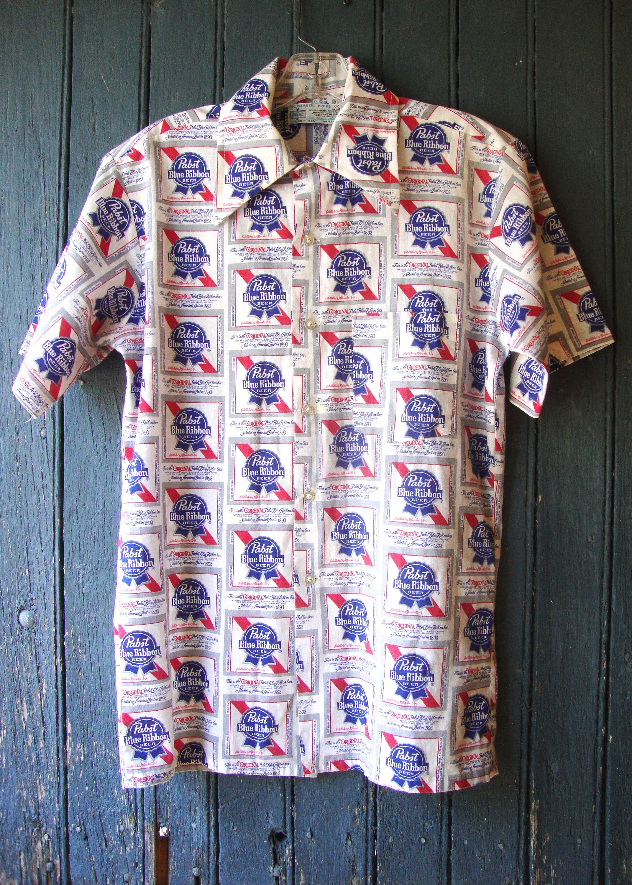 Vintage 1970's Pabst Shirt From K-mart/size Small/poly