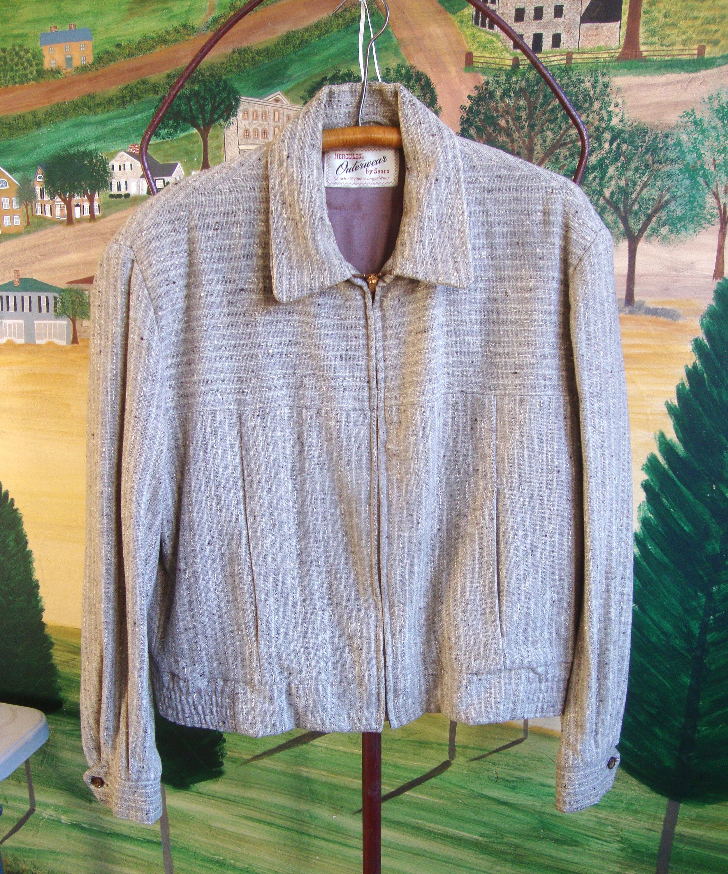 1950's Zip Jacket - Etsy