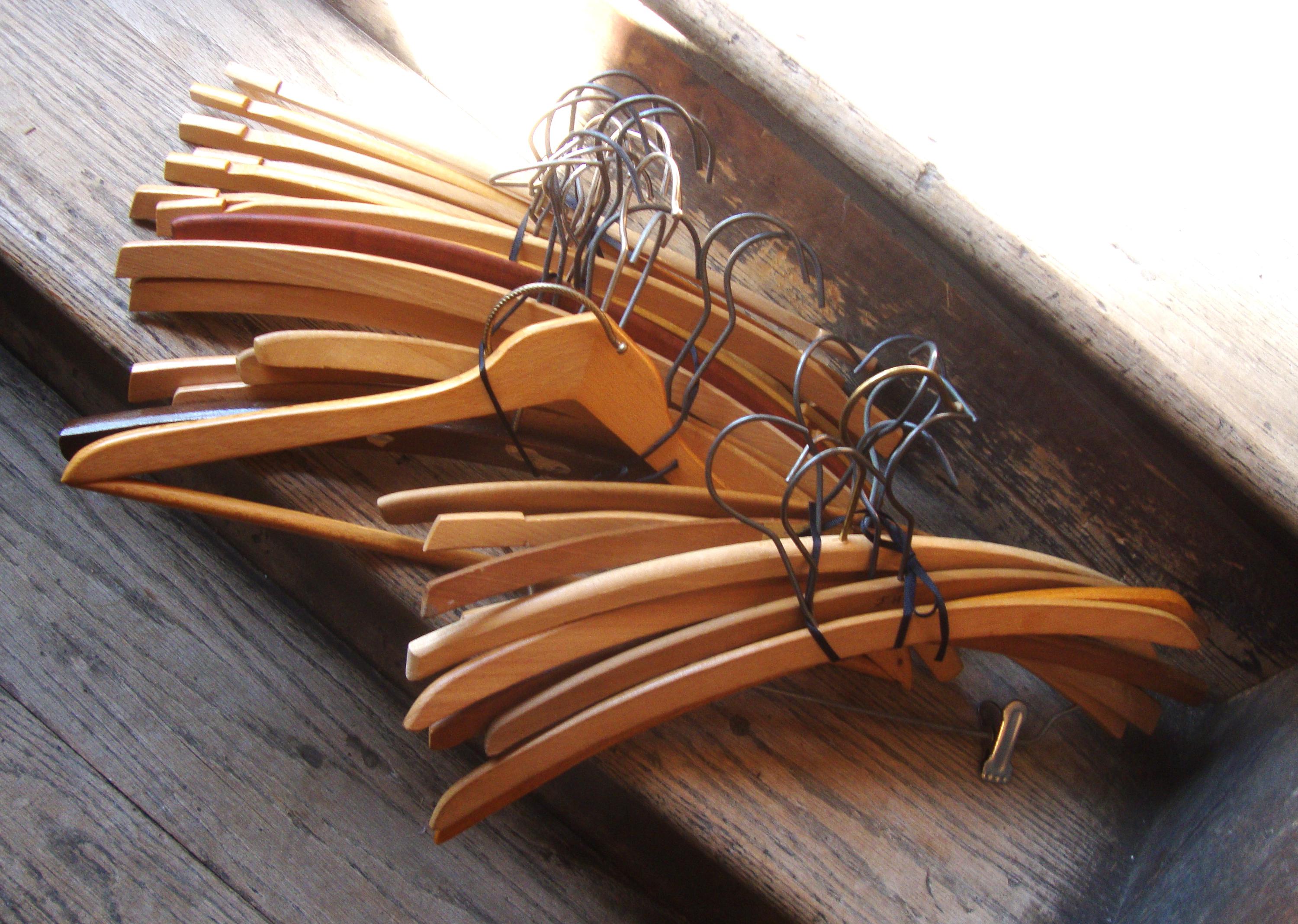 Vintage Wood Hangers - Etsy