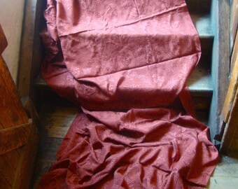Antique 1920's Drapery or Door Panel Fabric  *  47" X 91.5"