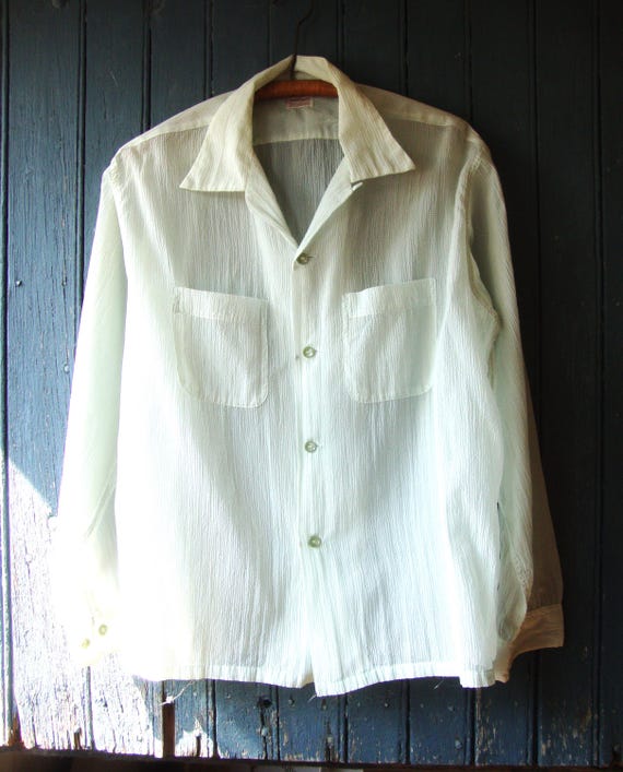 50's PENNEY'S TOWNCRAFT nylon shirts 15