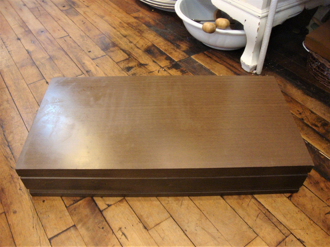 Large Vintage Wooden Silverware Flatware Storage Box Etsy