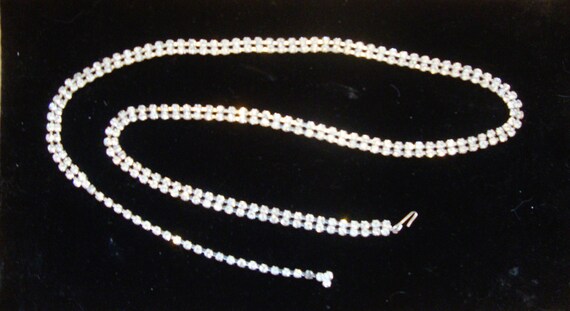 Vintage Rhinestone Belt