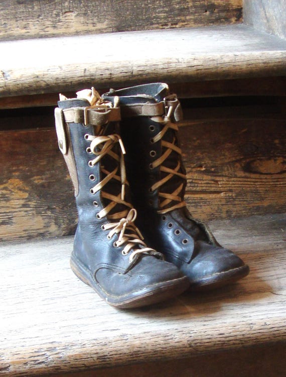 Childrens leather walking boots hot sale