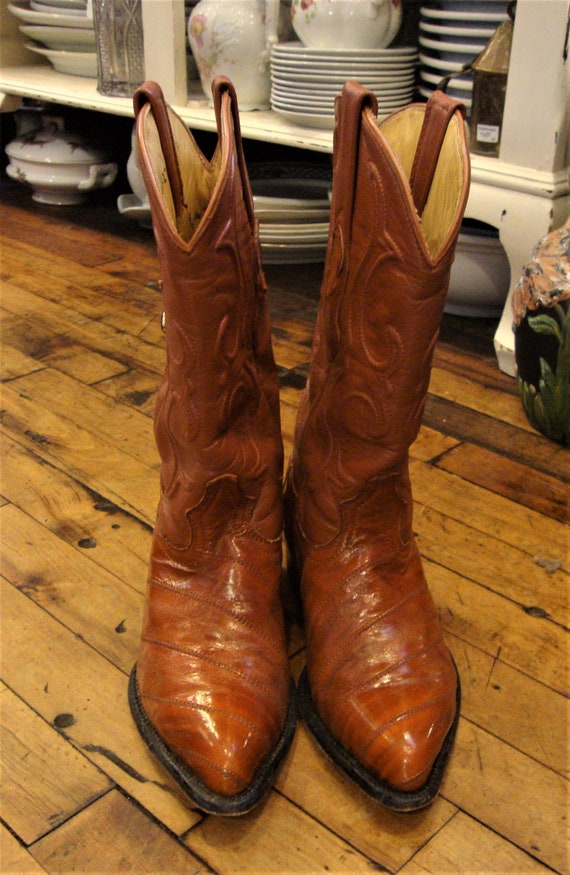 Lucchese eel skin best sale boots