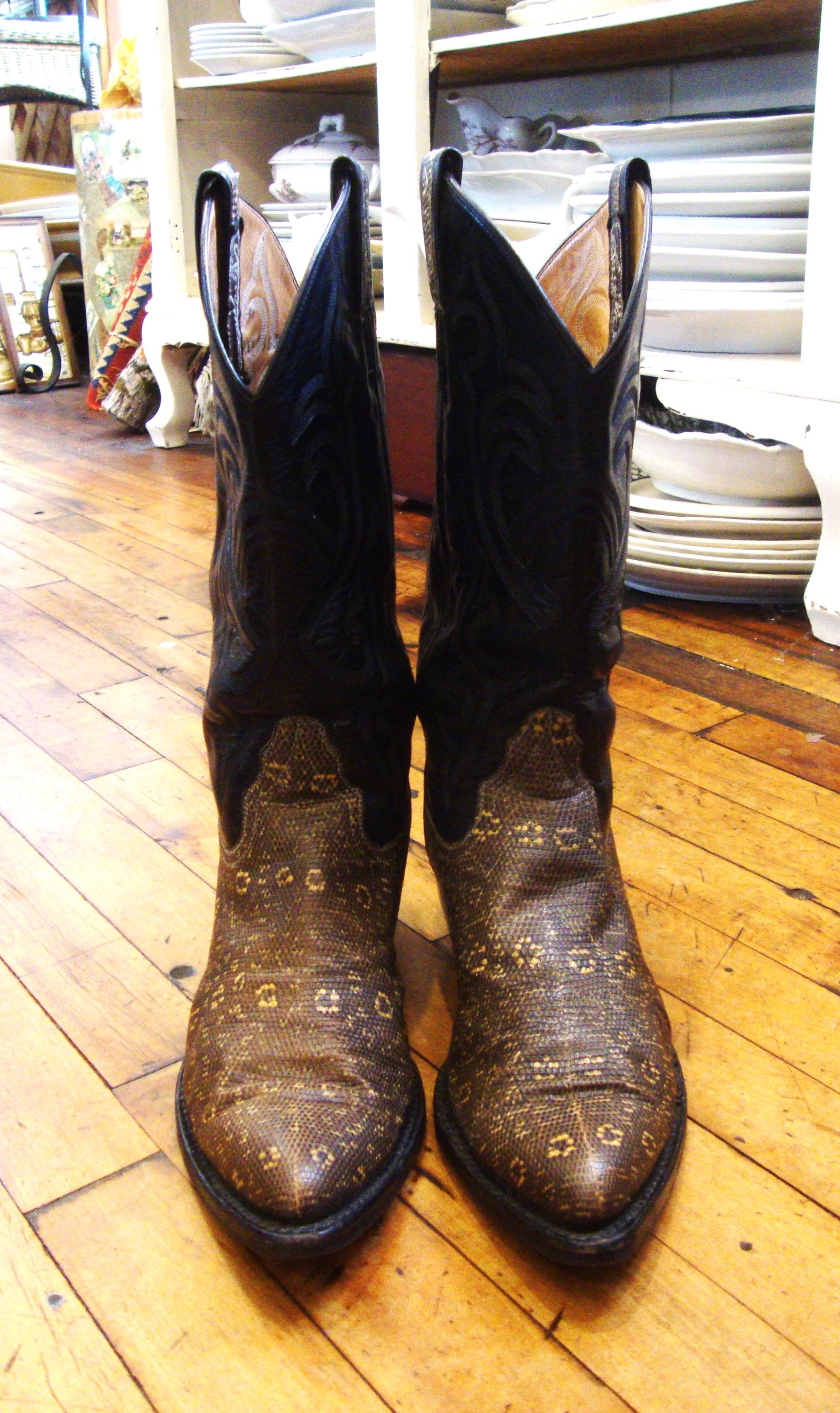 Vintage Larry Mahan Rare Ringtail Lizard Western Cowboy 