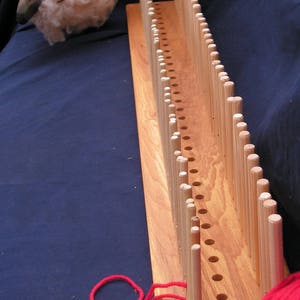 900mm Beech Peg Loom - 36", 3 rows, 3 spacings, 6&9mm pegs very versatile