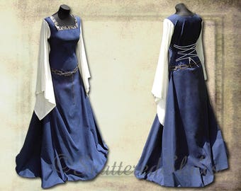 Mittelalter Kleid , Gewand für LARP Fantasy in Deiner Größe - Baumwolle
