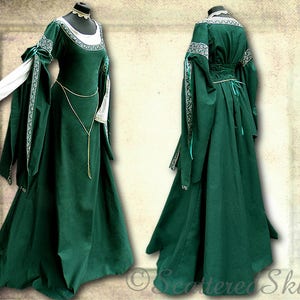 Medieval dress, robe for LARP fantasy in your size - cotton or linen