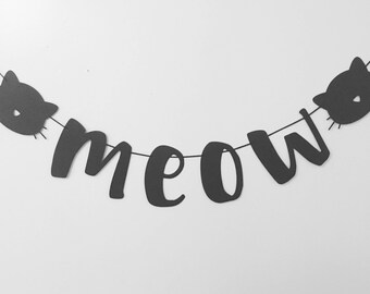 cat banner etsy