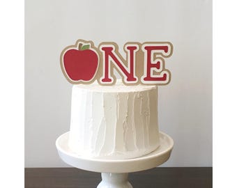 Apple Cake Topper, Apple Basket Party Decor, Apple Picking Party, Apple of my Eye Birthday, Apple Pie Party Decor, Apple Theme Smash Cake