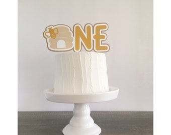 Beehive One Cake Topper, Honeybee First Birthday, Honey Smash Cake, Spring Kids Birthday Party, First Birthday Photo Prop