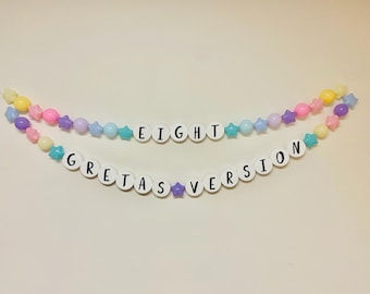 CUSTOM Name Birthday Friendship Bracelet sign,  Tween birthday decor, teen birthday decor, birthday decor, Friendship Bracelet Decor,