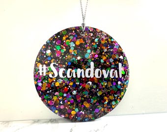 Scandoval Ornament, Vanderpump Rules Gift, Bravo Ornament, James Kennedy, Tom Sandoval, Ariana Madix, unique Christmas Gift,
