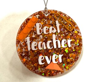 In My Teacher Era Gift, Teacher Ornament, Teacher Appreciation Gift, Teacher Name Gift, Teacher Assistant Gift, Gift For Teachers