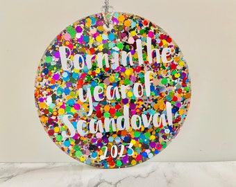 Born in the year of Scandoval Ornament, Vanderpump Rules Gift, Bravo Ornament, Tom Sandoval, Ariana Madix, unique Christmas Gift,