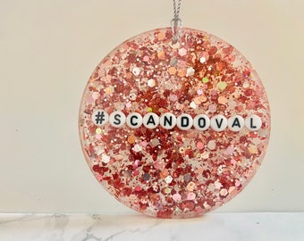 Scandoval Ornament, Vanderpump Rules Gift, Bravo Ornament, James Kennedy, Tom Sandoval, Ariana Madix, unique Christmas Gift,
