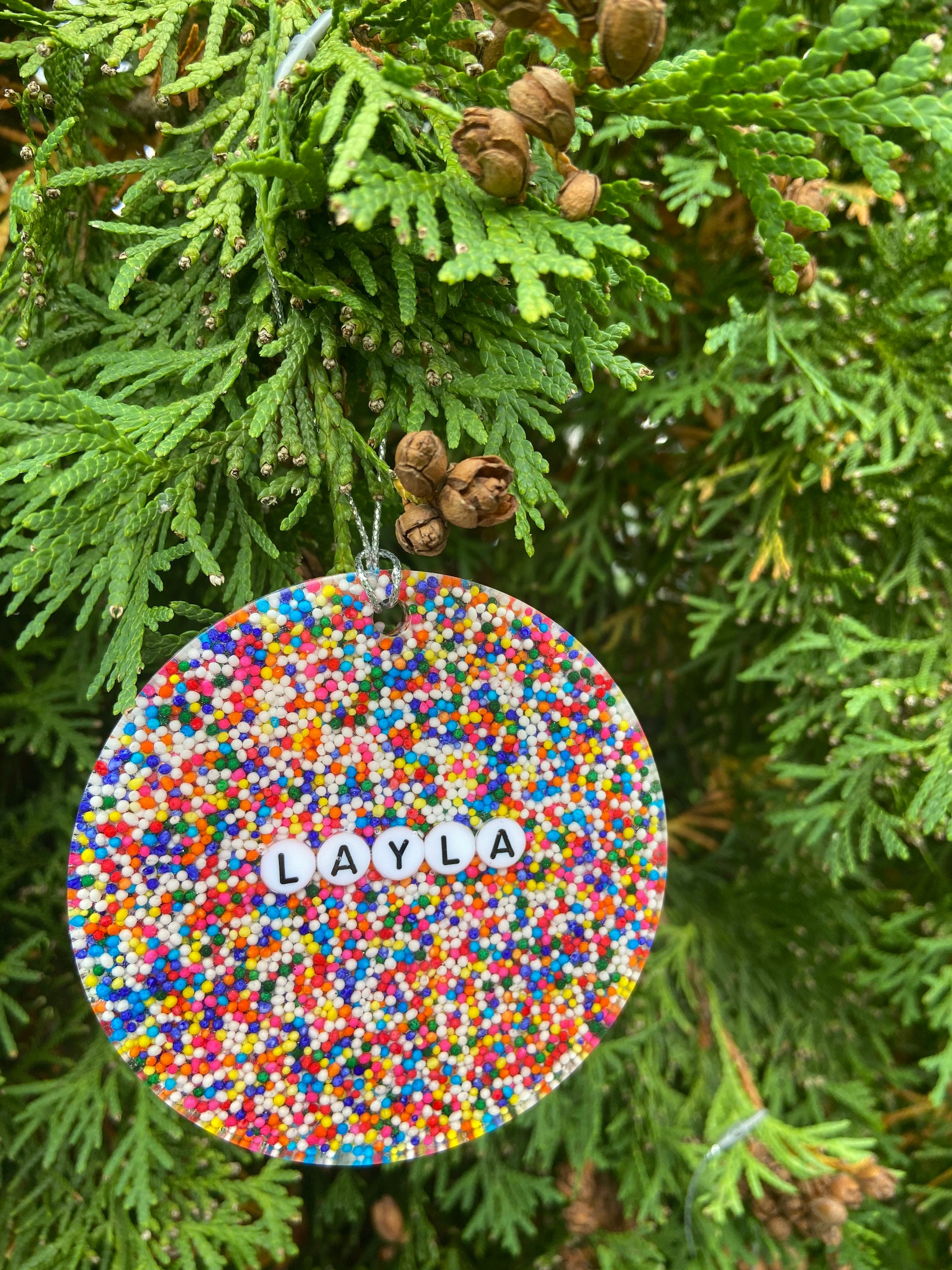 Sprinkle Resin Ornament, Baker Gift, Cadeau de Pendaison Crémaillère, Cadeau Unique Pour Elle, Maman