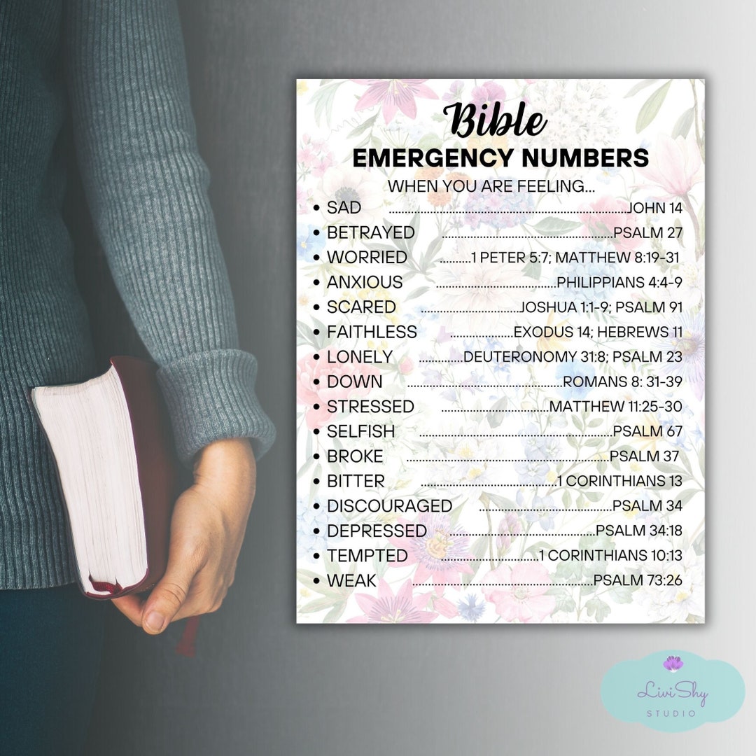 Bible Emergency Numbers Bible - Il 1080xN.5140600534 A7lz 