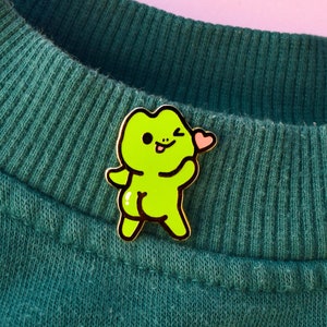 Cutie with a Booty Frog Cute Funny Enamel Pin