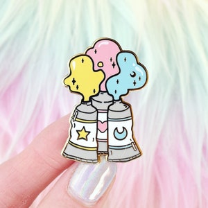 Künstler Farbe Tubes bunter Maler Emaille Pin